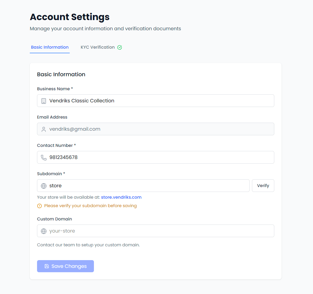 Connect your domain
